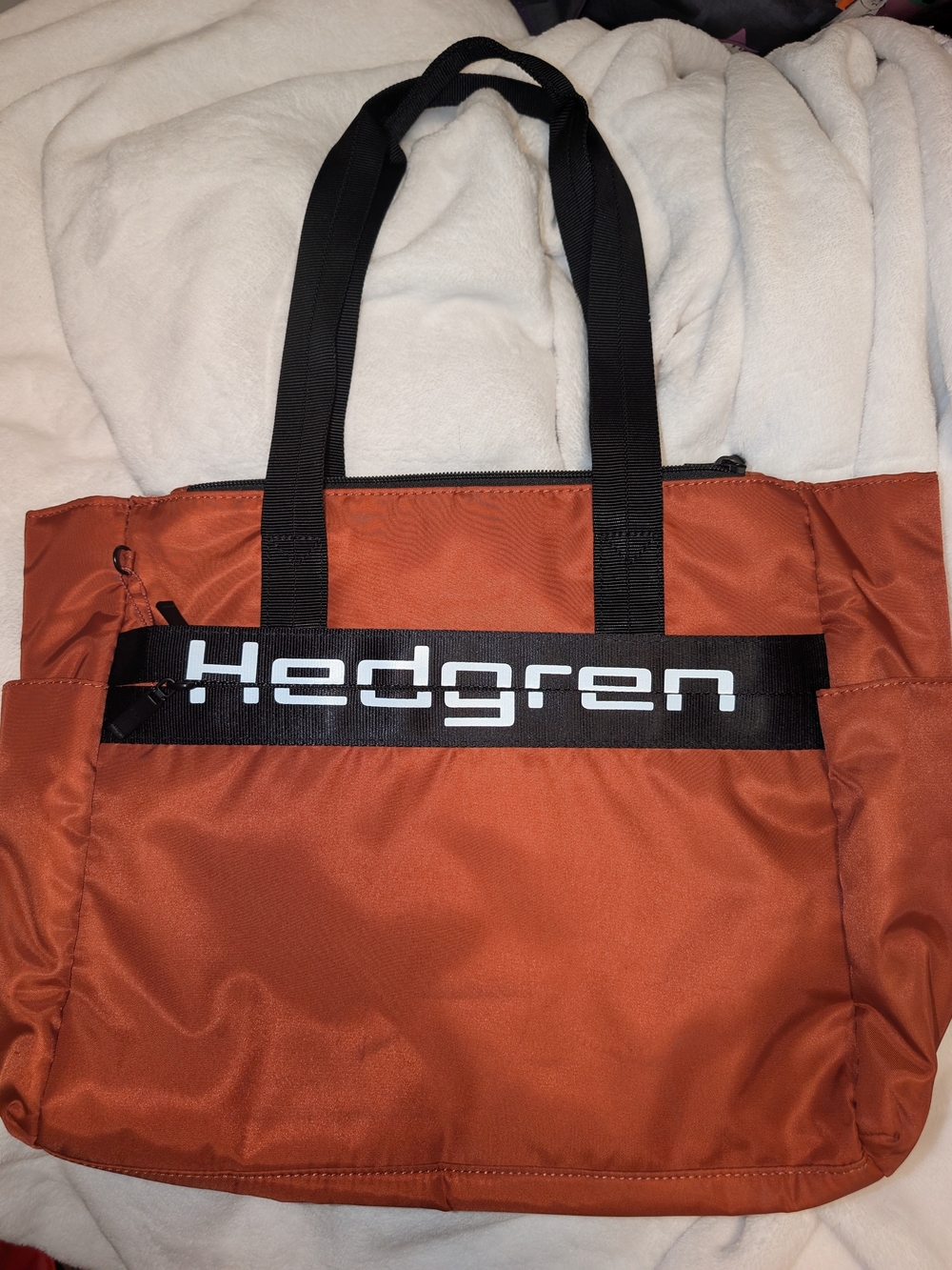 Hedgren Rust Color Tote Bag - Picture 2 of 9